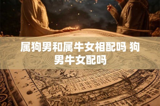 属狗男和属牛女相配吗 狗男牛女配吗