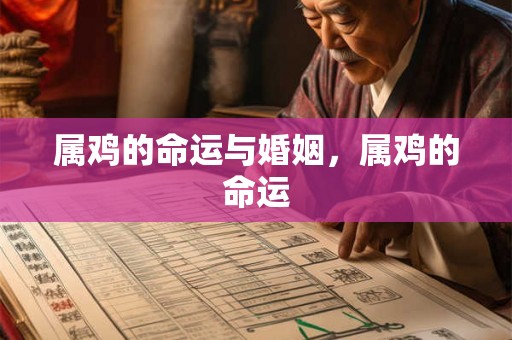 属鸡的命运与婚姻，属鸡的命运
