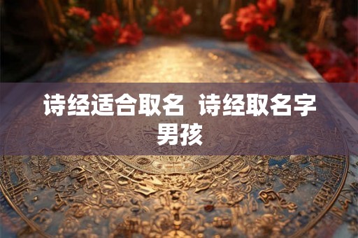 诗经适合取名 诗经取名字男孩 诗经适合取名 诗经取名字男孩