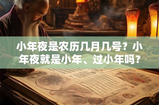 小年夜是农历几月几号？小年夜就是小年、过小年吗？