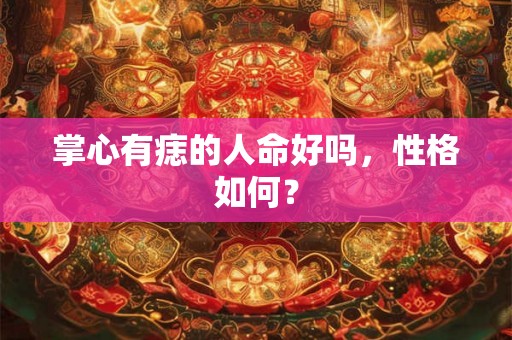 掌心有痣的人命好吗，性格如何？