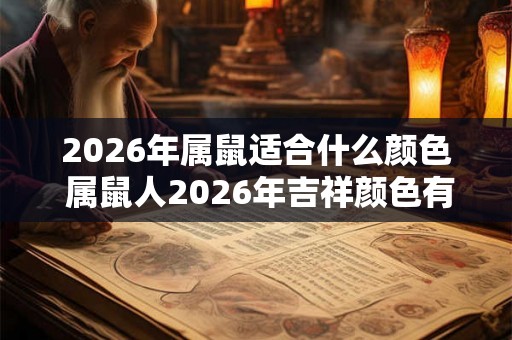 2026年属鼠适合什么颜色 属鼠人2026年吉祥颜色有哪些