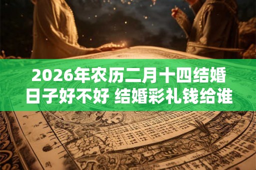 2026年农历二月十四结婚日子好不好 结婚彩礼钱给谁 2026年农历二月十四结婚日子好不好 结婚彩礼钱给谁