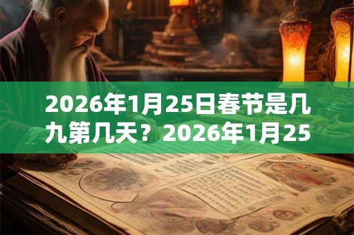2026年1月25日春节是几九第几天?2026年1月25日天气怎么样? 2026年1月25日春节是几九第几天?2026年1月25日天气怎么样?