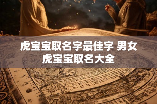 虎宝宝取名字最佳字 男女虎宝宝取名大全