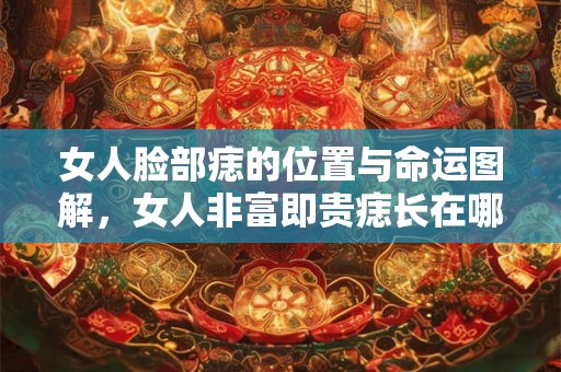 女人脸部痣的位置与命运图解，女人非富即贵痣长在哪里？