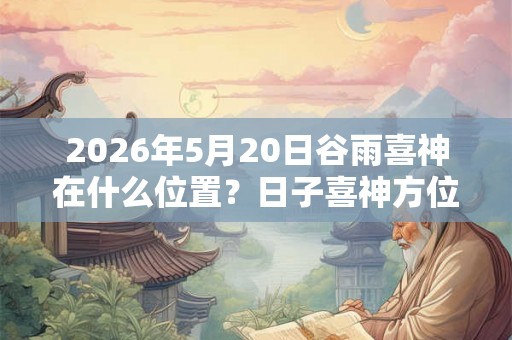 2026年5月20日谷雨喜神在什么位置？日子喜神方位查询！