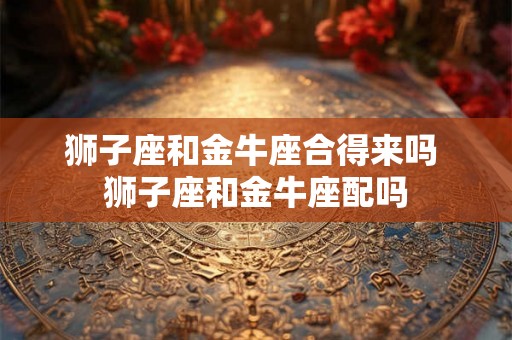 狮子座和金牛座合得来吗 狮子座和金牛座配吗