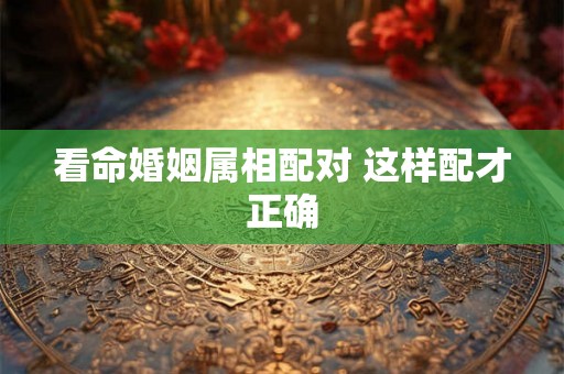 看命婚姻属相配对 这样配才正确