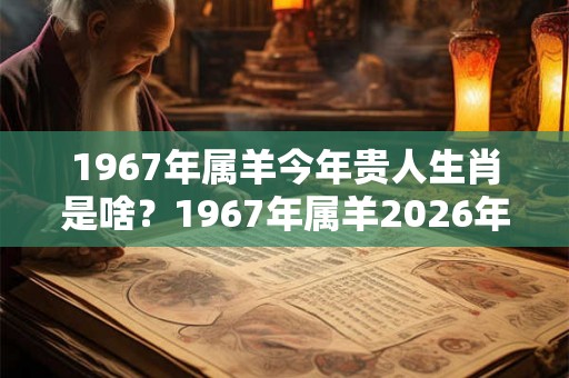 1967年属羊今年贵人生肖是啥？1967年属羊2026年运势如何？