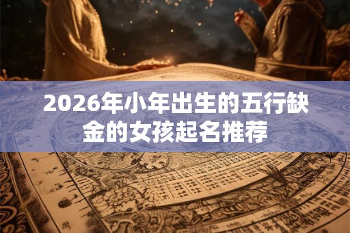 2026年小年出生的五行缺金的女孩起名推荐 2026年小年出生的五行缺金的女孩起名推荐