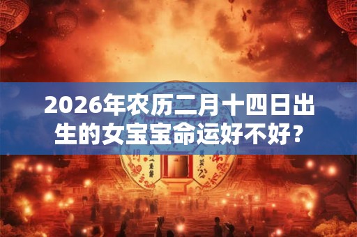 2026年农历二月十四日出生的女宝宝命运好不好？
