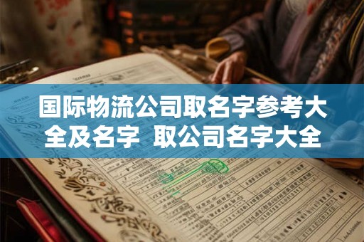 国际物流公司取名字参考大全及名字  取公司名字大全免费