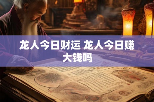龙人今日财运 龙人今日赚大钱吗 龙人今日财运 龙人今日赚大钱吗