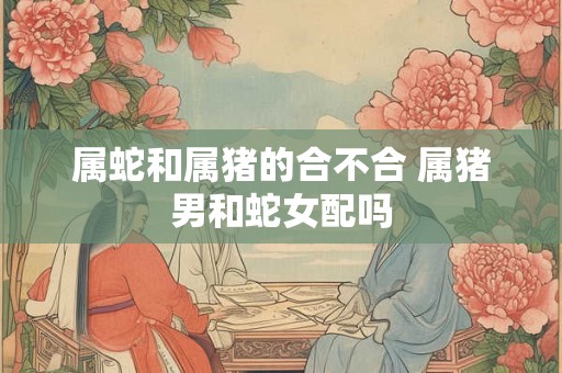 属蛇和属猪的合不合 属猪男和蛇女配吗 属蛇和属猪的合不合 属猪男和蛇女配吗