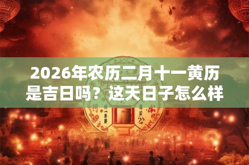 2026年农历二月十一黄历是吉日吗?这天日子怎么样? 2026年农历二月十一黄历是吉日吗?这天日子怎么样?