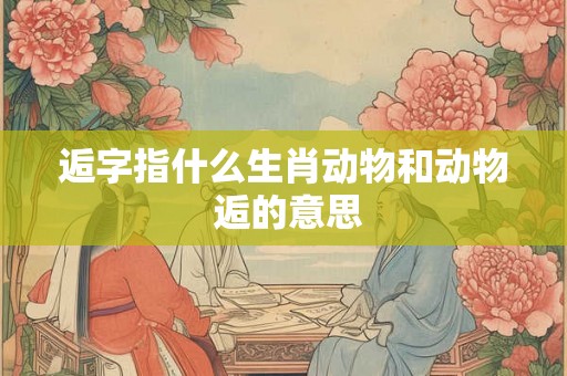 逅字指什么生肖动物和动物 逅的意思