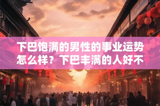 下巴饱满的男性的事业运势怎么样？下巴丰满的人好不好？