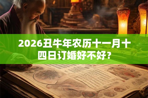 2026丑牛年农历十一月十四日订婚好不好? 2026丑牛年农历十一月十四日订婚好不好?