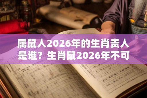 属鼠人2026年的生肖贵人是谁?生肖鼠2026年不可错过的贵人 属鼠人2026年的生肖贵人是谁?生肖鼠2026年不可错过的贵人
