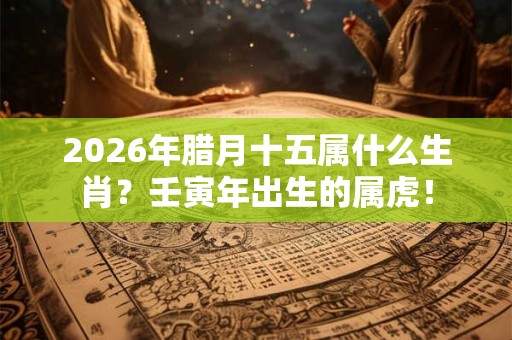2026年腊月十五属什么生肖？壬寅年出生的属虎！