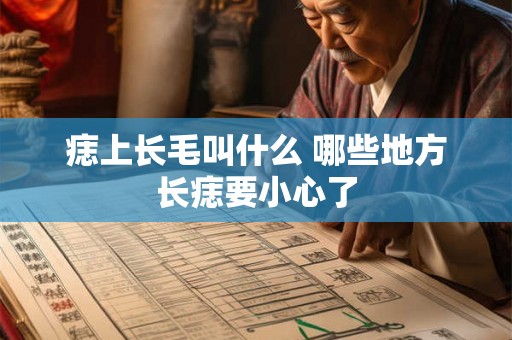 痣上长毛叫什么 哪些地方长痣要小心了