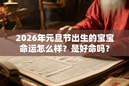2026年元旦节出生的宝宝命运怎么样？是好命吗？
