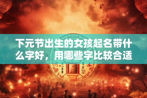 下元节出生的女孩起名带什么字好,用哪些字比较合适 下元节出生的女孩起名带什么字好,用哪些字比较合适