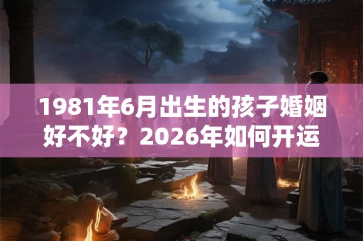 1981年6月出生的孩子婚姻好不好?2026年如何开运转运? 1981年6月出生的孩子婚姻好不好?2026年如何开运转运?