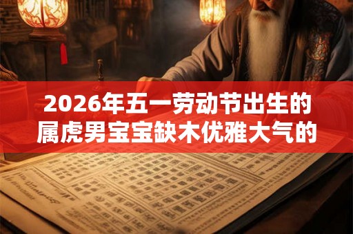 2026年五一劳动节出生的属虎男宝宝缺木优雅大气的名字