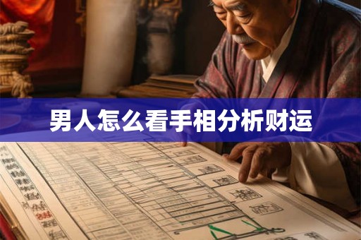 男人怎么看手相分析财运