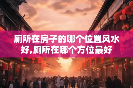 厕所在房子的哪个位置风水好,厕所在哪个方位最好