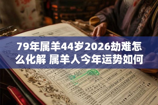 79年属羊44岁2026劫难怎么化解 属羊人今年运势如何