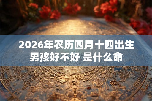 2026年农历四月十四出生男孩好不好 是什么命 2026年农历四月十四出生男孩好不好 是什么命