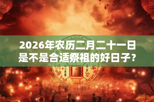 2026年农历二月二十一日是不是合适祭祖的好日子？