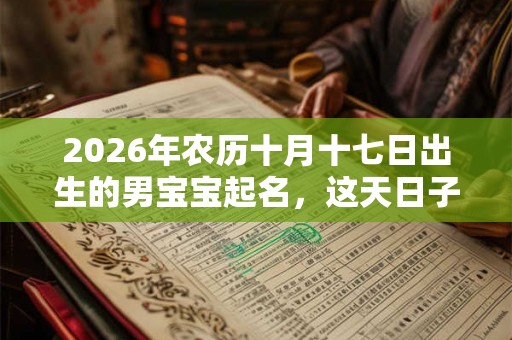 2026年农历十月十七日出生的男宝宝起名，这天日子好不好？