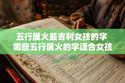 五行属火最吉利女孩的字 哪些五行属火的字适合女孩使用