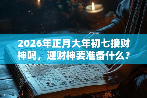 2026年正月大年初七接财神吗，迎财神要准备什么？