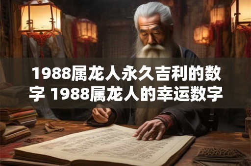 1988属龙人永久吉利的数字 1988属龙人的幸运数字