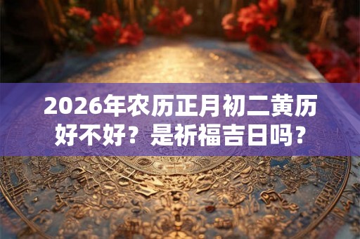 2026年农历正月初二黄历好不好？是祈福吉日吗？