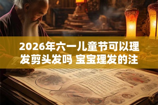 2026年六一儿童节可以理发剪头发吗 宝宝理发的注意事项 2026年六一儿童节可以理发剪头发吗 宝宝理发的注意事项