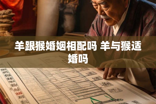 羊跟猴婚姻相配吗 羊与猴适婚吗