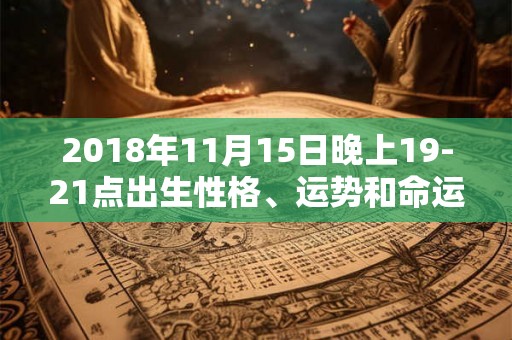 2018年11月15日晚上19-21点出生性格、运势和命运 2018年11月15日晚上19-21点出生性格、运势和命运