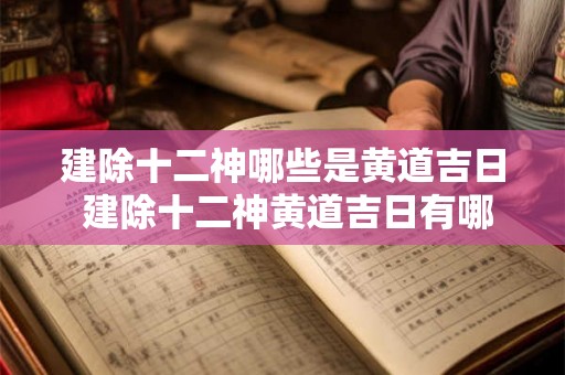 建除十二神哪些是黄道吉日 建除十二神黄道吉日有哪些 建除十二神哪些是黄道吉日 建除十二神黄道吉日有哪些