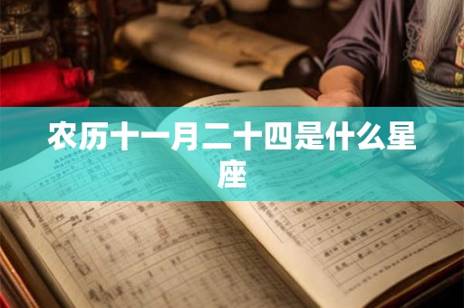 农历十一月二十四是什么星座 农历十一月二十四是什么星座