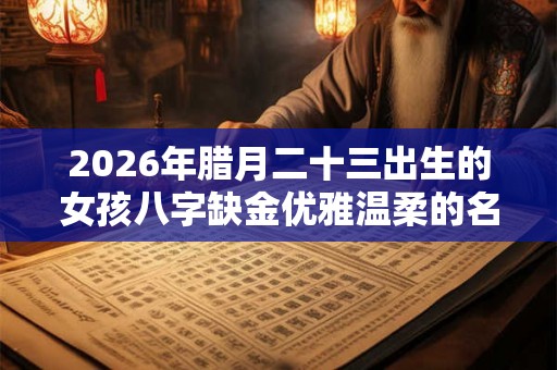 2026年腊月二十三出生的女孩八字缺金优雅温柔的名字