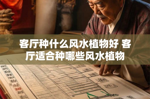 客厅种什么风水植物好 客厅适合种哪些风水植物