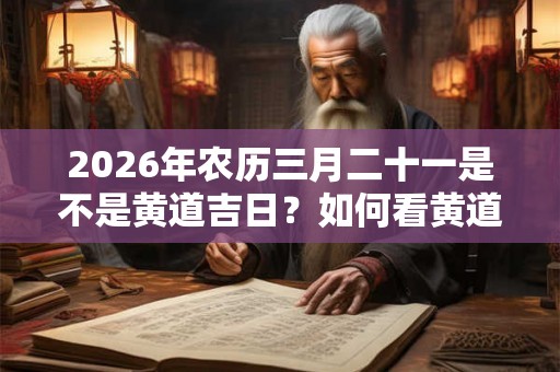 2026年农历三月二十一是不是黄道吉日？如何看黄道吉日？