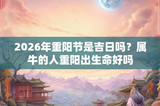 2026年重阳节是吉日吗？属牛的人重阳出生命好吗