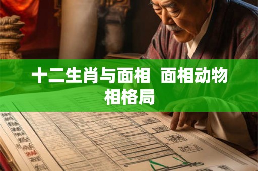 十二生肖与面相  面相动物相格局